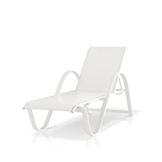 Chaise Tex White / White Sling